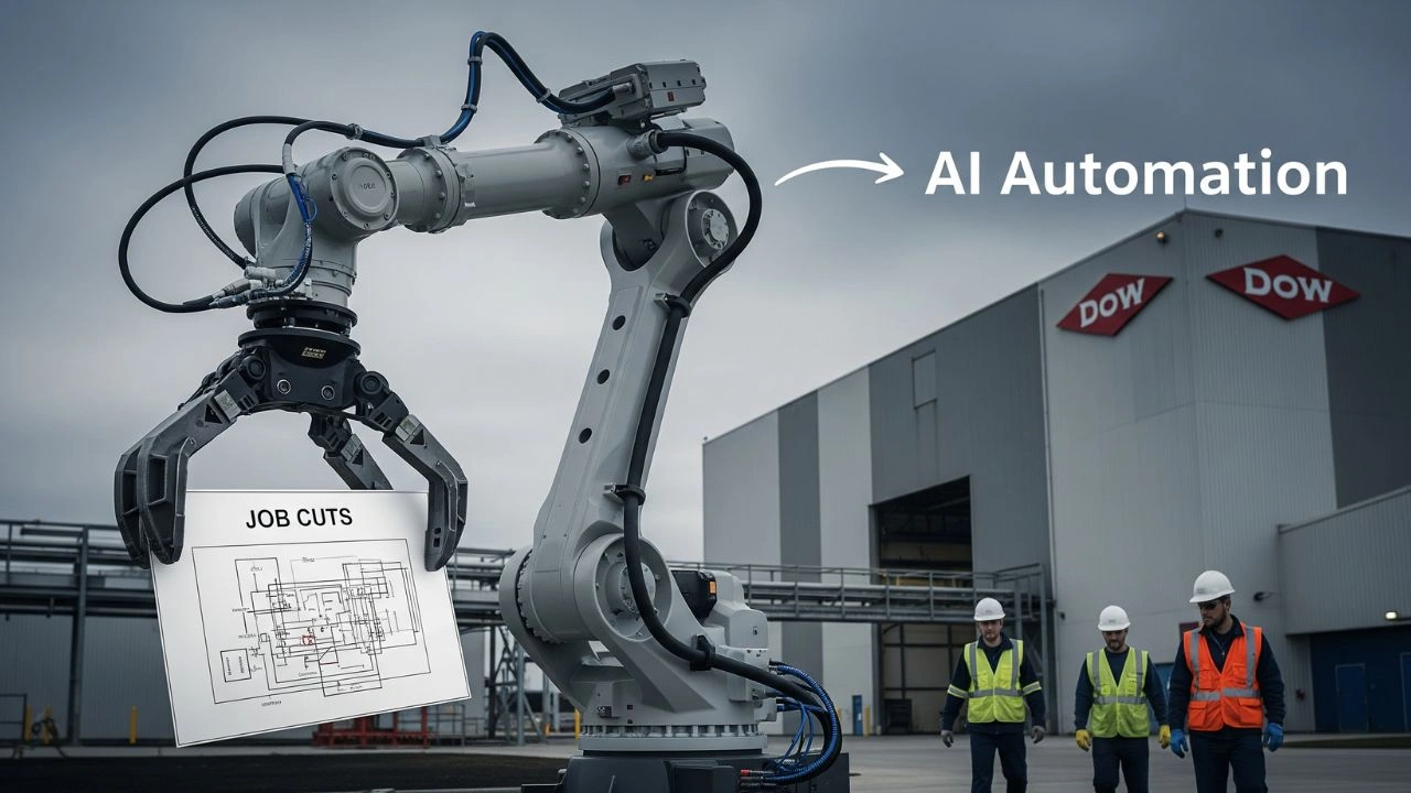 Dow job cuts AI automation
